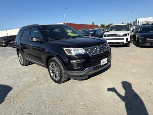 Agate Black Metallic 2019 Ford Explorer Limited