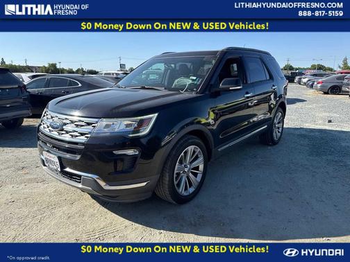 Agate Black Metallic 2019 Ford Explorer Limited