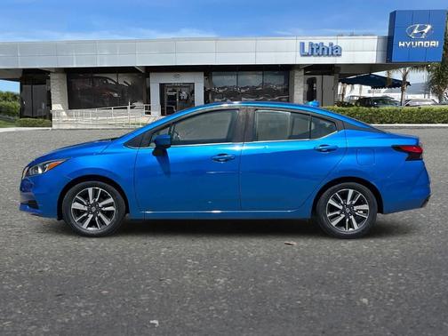 Electric Blue Metallic 2021 Nissan Versa 1.6 SV