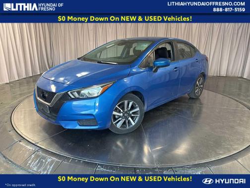 Electric Blue Metallic 2021 Nissan Versa 1.6 SV