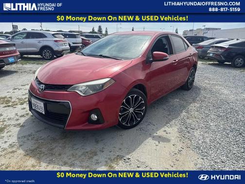 Barcelona Red Metallic 2014 Toyota Corolla S Plus