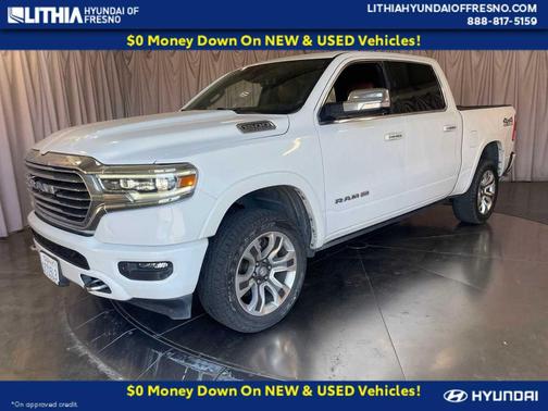 Bright White Clearcoat 2022 RAM 1500 Longhorn