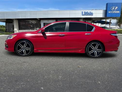 Red 2017 Honda Accord Sport SE