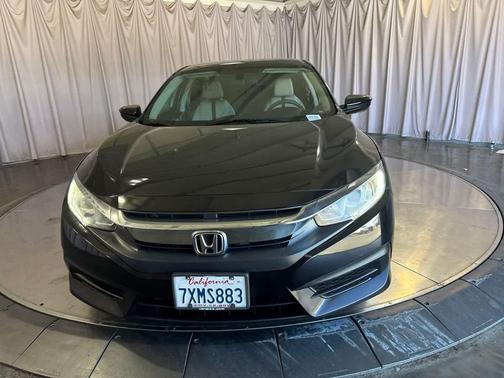Black 2017 Honda Civic LX