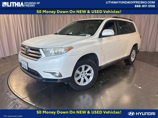 Blizzard Pearl 2012 Toyota Highlander SE