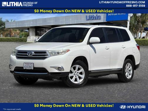 Blizzard Pearl 2012 Toyota Highlander SE