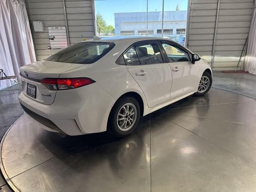 White 2022 Toyota Corolla Hybrid LE