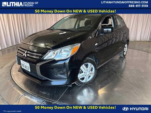 Jet Black Metallic 2024 Mitsubishi Mirage ES