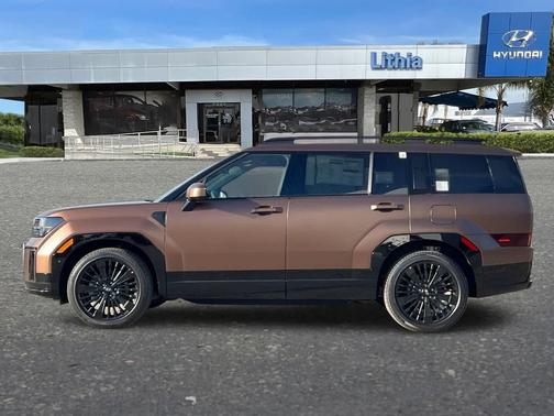 Earthy Brass Matte 2025 Hyundai SANTA FE HEV Calligraphy