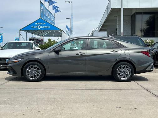 Amazon Gray 2026 Hyundai ELANTRA HEV Blue