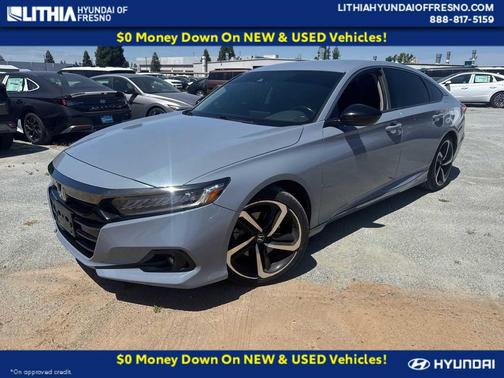 Sonic Gray Pearl 2021 Honda Accord Sport SE 1.5T