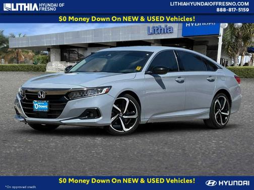 Sonic Gray Pearl 2021 Honda Accord Sport SE 1.5T