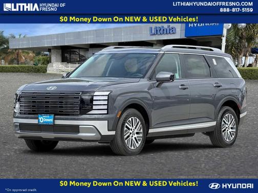 Ecotronic Gray Pearl 2026 Hyundai Palisade Hybrid Blue SEL 8P