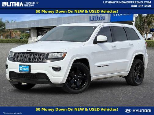 Bright White Clearcoat 2015 Jeep Grand Cherokee Altitude
