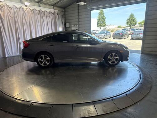 Modern Steel Metallic 2019 Honda Civic LX