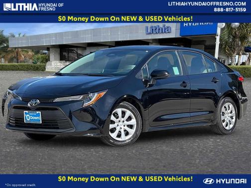 Midnight Black Metallic 2026 Toyota Corolla LE