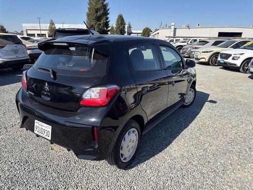 Jet Black Metallic 2024 Mitsubishi Mirage ES