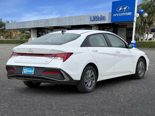 Serenity White 2026 Hyundai ELANTRA HEV Blue