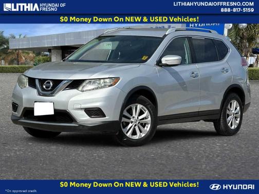 Brilliant Silver 2014 Nissan Rogue SV