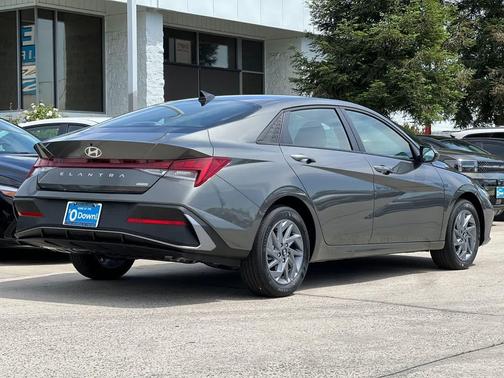 Amazon Gray 2026 Hyundai ELANTRA HEV Blue