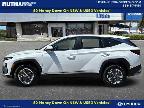 Creamy White Pearl 2026 Hyundai TUCSON Hybrid Blue SE