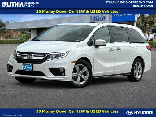 Platinum White Pearl 2020 Honda Odyssey EX-L w/Navigation/RES