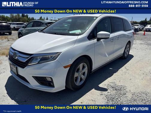 Platinum White Pearl 2020 Honda Odyssey EX-L w/Navigation/RES