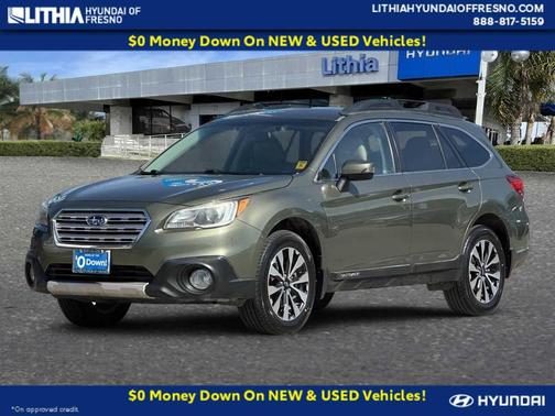 Wilderness Green Metallic 2016 Subaru Outback 2.5i Limited