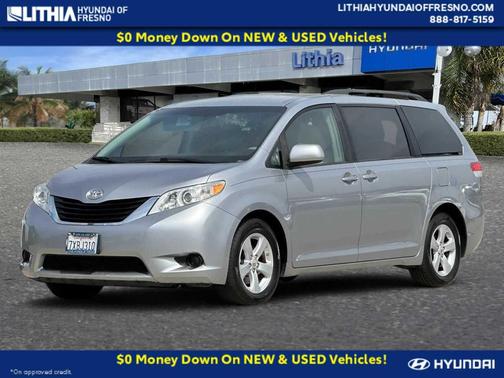 Silver Sky Metallic 2012 Toyota Sienna LE