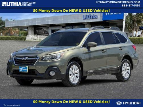 Wilderness Green Metallic 2019 Subaru Outback 2.5i Premium