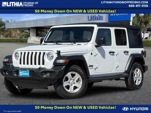 Bright White Clearcoat 2022 Jeep Wrangler Unlimited Sport