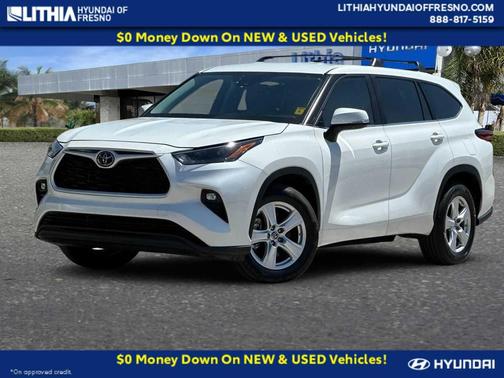 Wind Chill Pearl 2023 Toyota Highlander LE