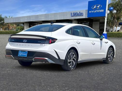Serenity White 2026 Hyundai SONATA Hybrid Base