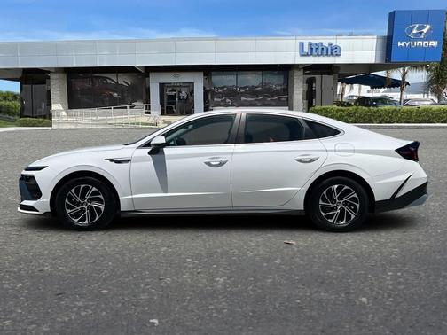 Serenity White 2026 Hyundai SONATA Hybrid Base