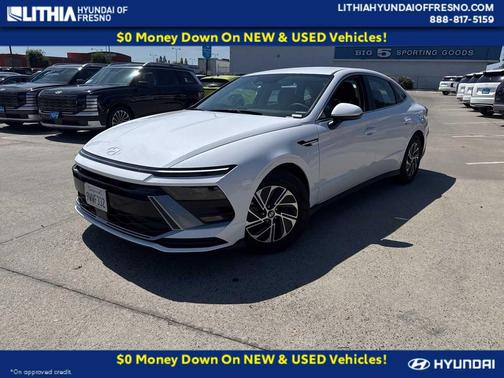 Serenity White 2026 Hyundai SONATA Hybrid Base