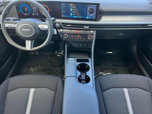 Serenity White 2026 Hyundai SONATA Hybrid Base