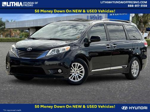 Black 2014 Toyota Sienna XLE