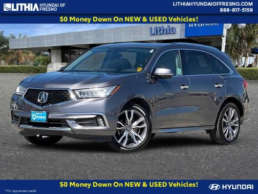 Modern Steel Metallic 2020 Acura MDX 3.5L