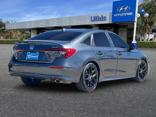 Meteorite Gray Metallic 2023 Honda Civic Sport