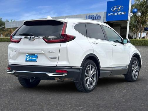 Platinum White Pearl 2021 Honda CR-V Hybrid Touring