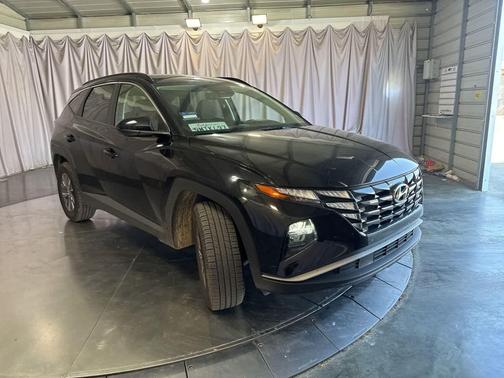 Black Pearl 2024 Hyundai TUCSON Hybrid Blue