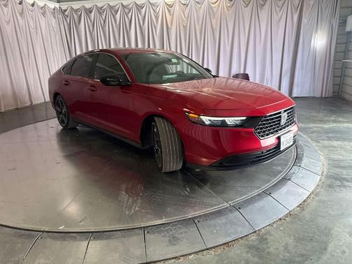 Radiant Red Metallic 2023 Honda Accord Hybrid Sport