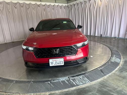 Radiant Red Metallic 2023 Honda Accord Hybrid Sport