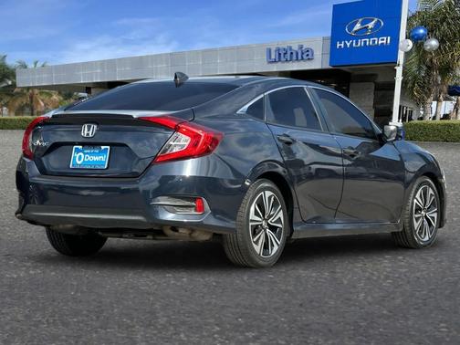 Blue 2016 Honda Civic EX-T