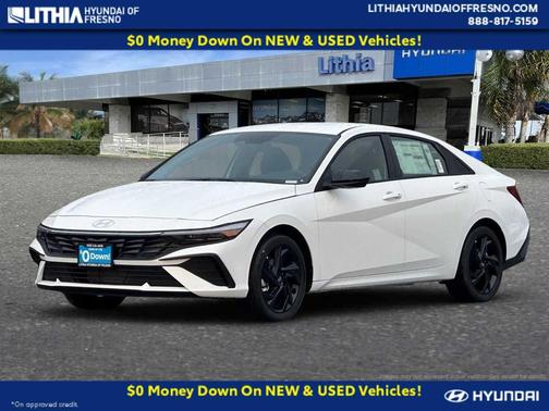 Serenity White 2026 Hyundai ELANTRA Sport
