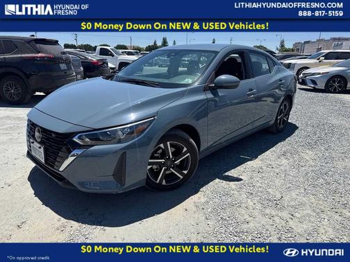 Atlantic Gray Metallic 2025 Nissan Sentra SV