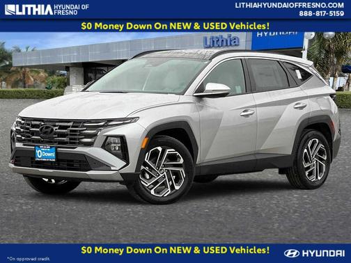 Shimmering Silver 2026 Hyundai TUCSON Hybrid Limited