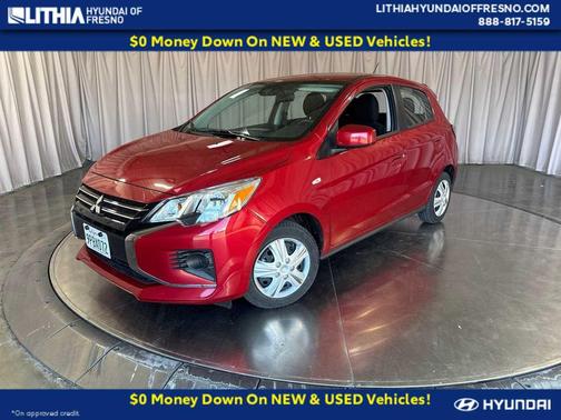 Infrared Metallic 2024 Mitsubishi Mirage ES