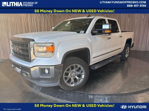 Summit White 2015 GMC Sierra 1500 SLT