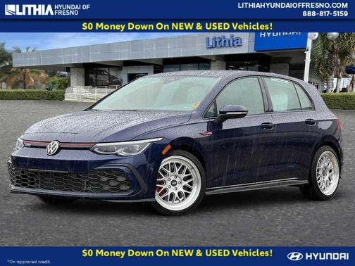Atlantic Blue Metallic 2023 Volkswagen Golf GTI 1.4T TSI